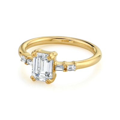 प्योर गोल्ड वेडिंग नेचुरल डायमंड रिंग वेडिंग सॉलिड 14k/18k गोल्ड वेडिंग रिंग रियल डायमंड रिंग्स