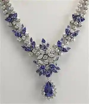 प्रमाणित 0.61 Ctw I2/I3 Tanzanite और डायमंड 14K रोज़ गोल्ड ईयररिंग्स