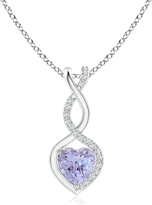 3.12 कैरेट असली Tanzanite और सफेद पुखराज 3 टुकड़ा हार 925 स्टर्लिंग चांदी