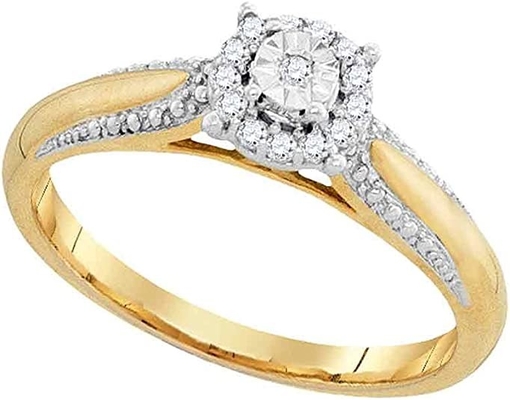 Heart Moissanite Solitaire Engagement/महिलाओं की अंगूठी 18K येलो गोल्ड