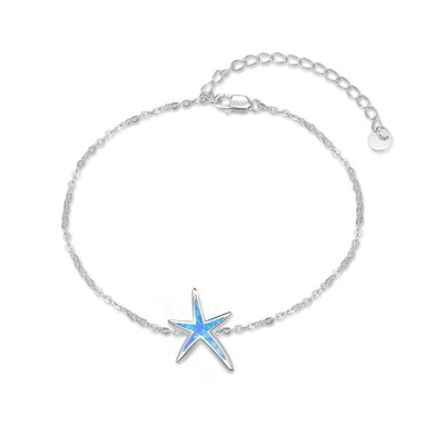 Starfish ब्रेसलेट ओपल ब्रेसलेट महिलाओं लड़कियों के लिए फाइन ज्वेलरी बर्थडे मदर्स डे गिफ्ट मॉम फीमेल के लिए