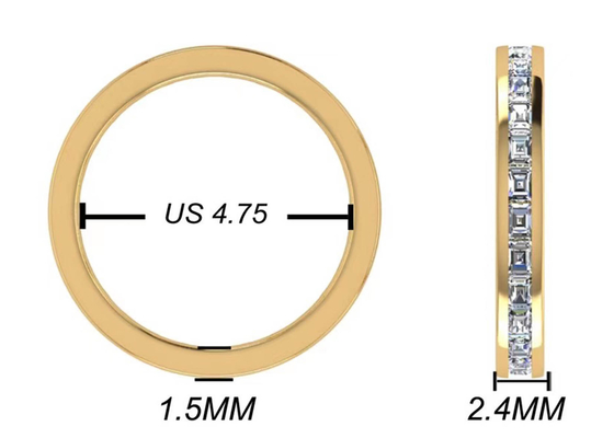 27pcs डायमंड 18K उपहार के लिए 2.0 × 1.5MM OEM ODM के साथ सोने की अंगूठी गुलाब: