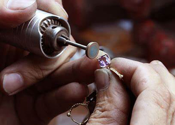 रियल डायमंड सेमी माउंट ज्वेलरी रिंग राउंड शेप दीया 1.6-1.7mm 0.61ct