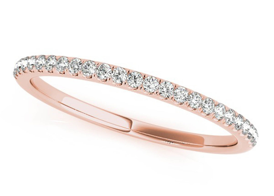प्रोंग स्क्वायर डायमंड रोज़ गोल्ड रिंग, 0.35CT हिडन हेलो एंगेजमेंट रिंग ODM